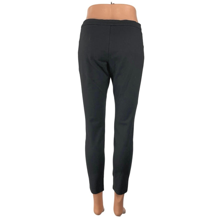 Banana Republic Women's Black High Rise Skinny Tapered Trousers Dress Pants Sz 4