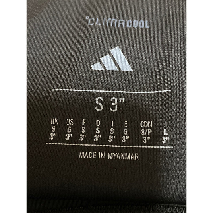 Adidas Climacool Women's Black Mid Rise Running Workout Athletic Biker Shorts S