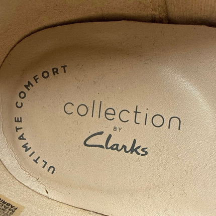 Clarks Marilyn Leah Snakeskin Animal Print Low Slip On Block Heels Pumps Shoes 8