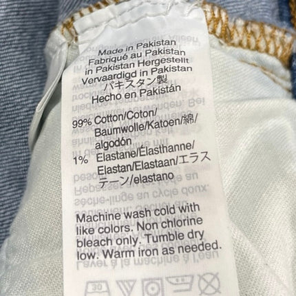 J.Crew Mercantile Women's Blue High Waist Raw Hem Mini Denim Jean Skirt Size 0