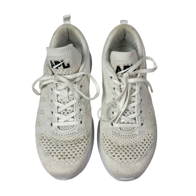 APL Athletic Propulsion Labs TechLoom Pro White Lace Up Running Sneakers Shoes 8