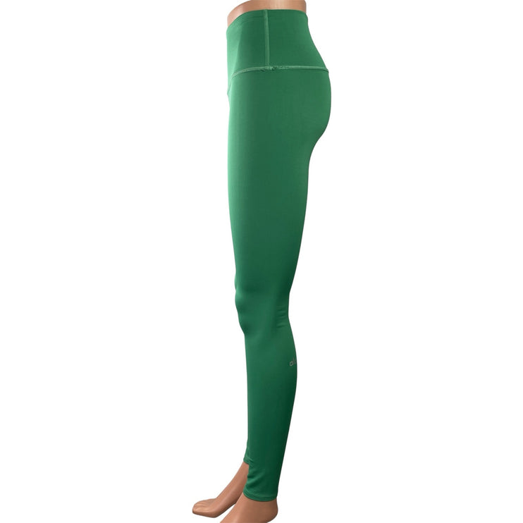 Alo Yoga Airlift Green High Waisted Skinny Activewear Workout Leggings Pants S