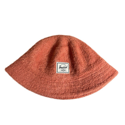 Herschel Supply Co. Henderson Women's Orange Plush Winter Snow Bucket Hat S/M
