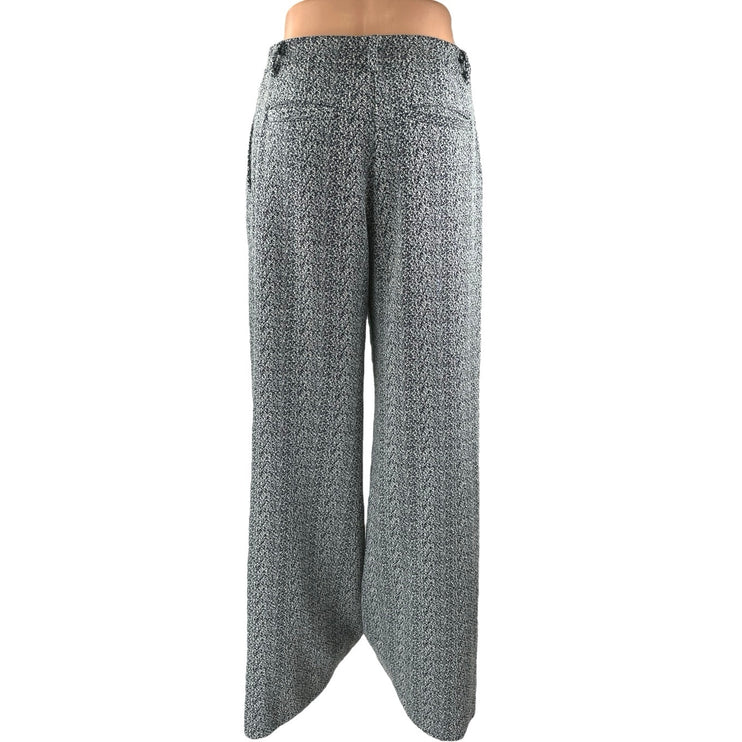 Anthropologie Cartonnier Gray Pleated High Waist Palazzo Wide Trousers Pants 2