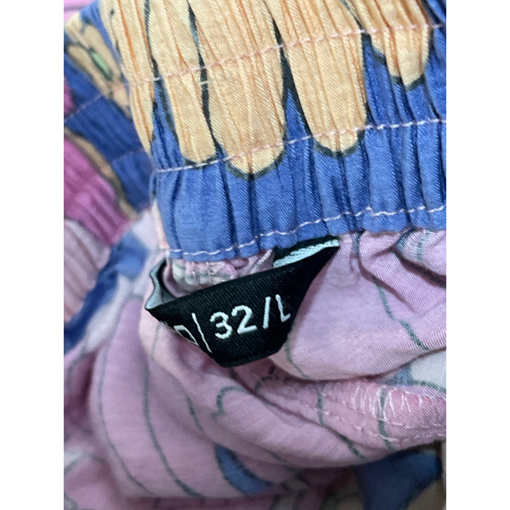 Zudio Women's Multicolor Floral Button Up Shirt Pants Sleepwear Pajama Set M/L