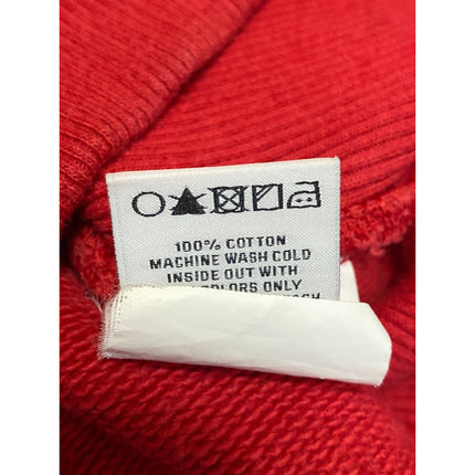 Aime Leon Dore Women's Red Logo Long Sleeve Hoodie Hooded Sweatshirt Top Sz M