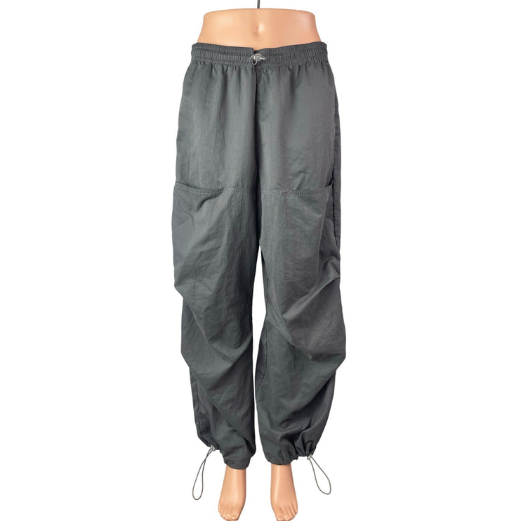 Zara Women's Gray High Rise Baggy Skater Parachute Jogger Sweat Pants Size M