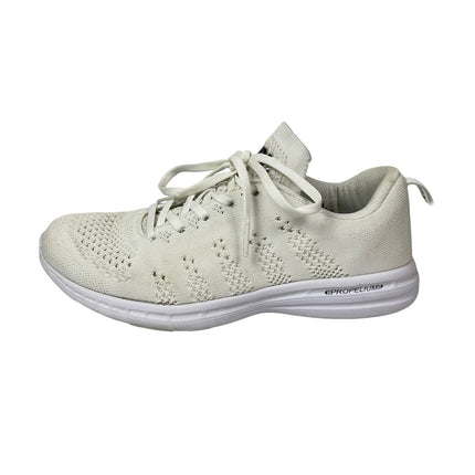 APL Athletic Propulsion Labs TechLoom Pro White Lace Up Running Sneakers Shoes 8