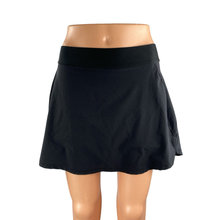 Aritzia TNAction Black Tennis Golf A Line Athletic Skort Skirt Shorts Size M