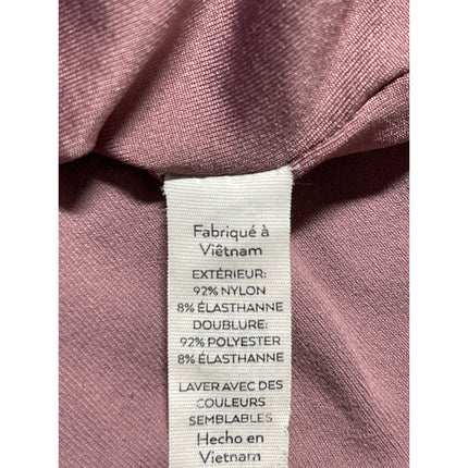 Alo Yoga Dusty Purple V Neck Racerback Workout Running Athletic Crop Top Size S