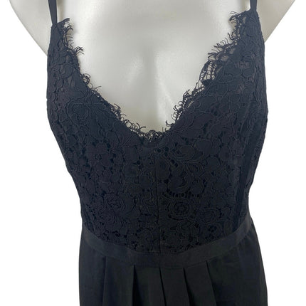 NEW City Chic Black Floral Lace Corset Sleeveless Maxi Sheath Dress Size XS