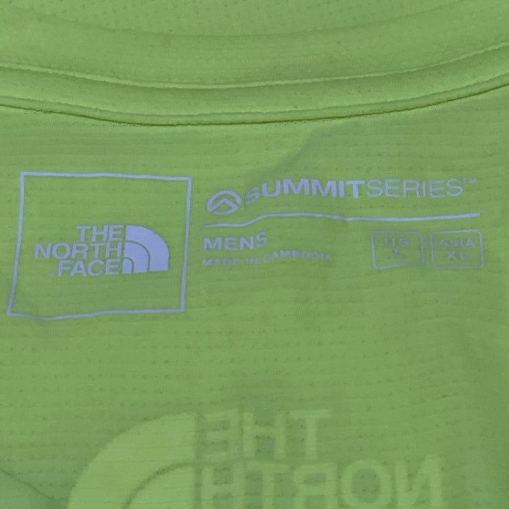 The North Face Summit Series Men's Yellow High Trail Activewear Tank Top Size L