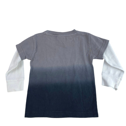 Mish Boys Rock n Roll Baby Toddler Gray Long Sleeve Crew Neck Tee Tshirt Top 18M