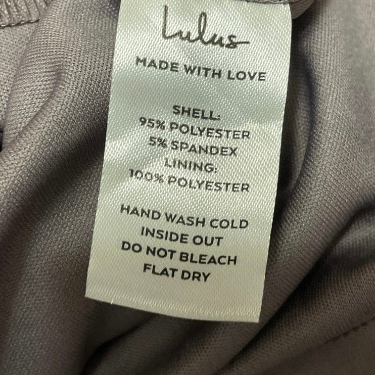 NEW Lulus Beautiful Night Dusty Purple Velvet Sleeveless Maxi Bridesmaid Dress S