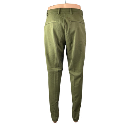 Quince Men's Green High Rise Tapered Boyfriend Chino Trousers Dress Pants 32x32
