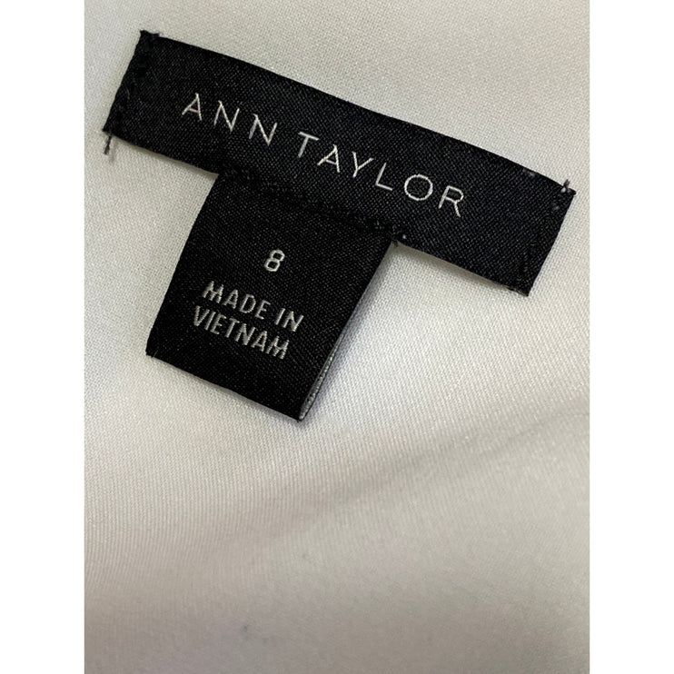 Ann Taylor Women's Multicolor Floral Sleeveless Back Zip Mini Tank Shift Dress 8