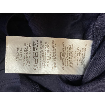 Ann Taylor Navy Blue Scoop Neck Sleeveless Cami Camisole Active Tank Top Size M