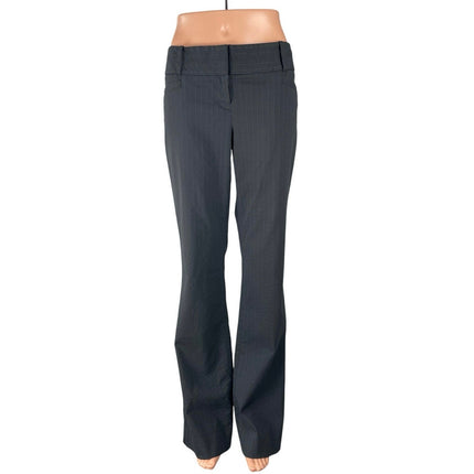 The Limited Exact Stretch Women's Black Pinstripe Flared Trousers Pants Size 10L