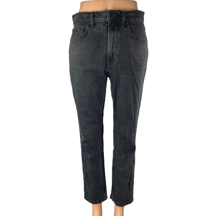 Everlane Original Cheeky Black High Waisted Straight Leg Denim Jeans Pants Sz 27