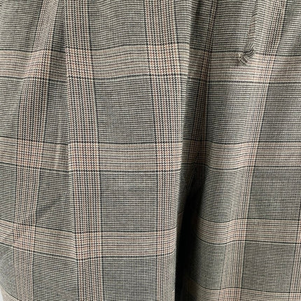 NEW Old Navy Billie Women's Gray Plaid Check Straight Trousers Pants Size XL