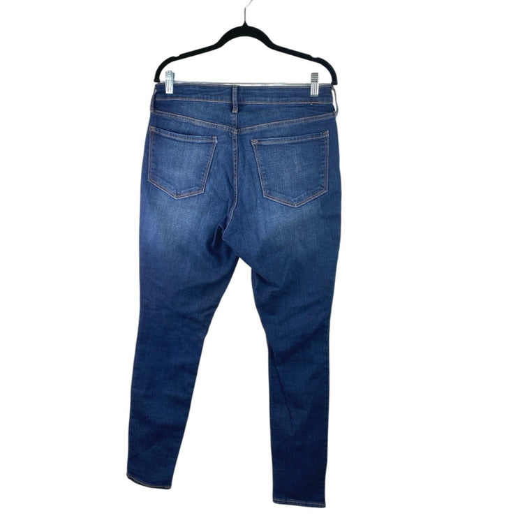 Old Navy Rockstar Super Skinny Mid Rise Women's Blue Casual Denim Jeans Size 14