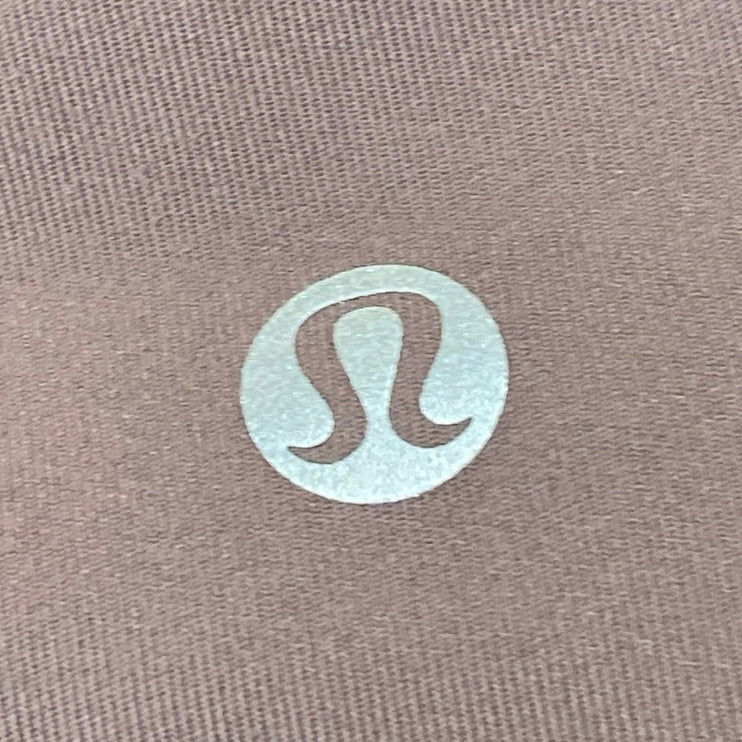 Lululemon Mesh In Motion Crop Pink High Rise Yoga Athletic Leggings Pants Sz 12