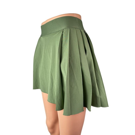 Aritzia TNAction Women's Green High Rise Yoga Athletic Activewear Skort Skirt XS