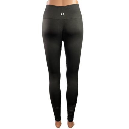 MP Tempo Womens Olive Green Mid Rise Skinny Activewear Workout Leggings Pants S