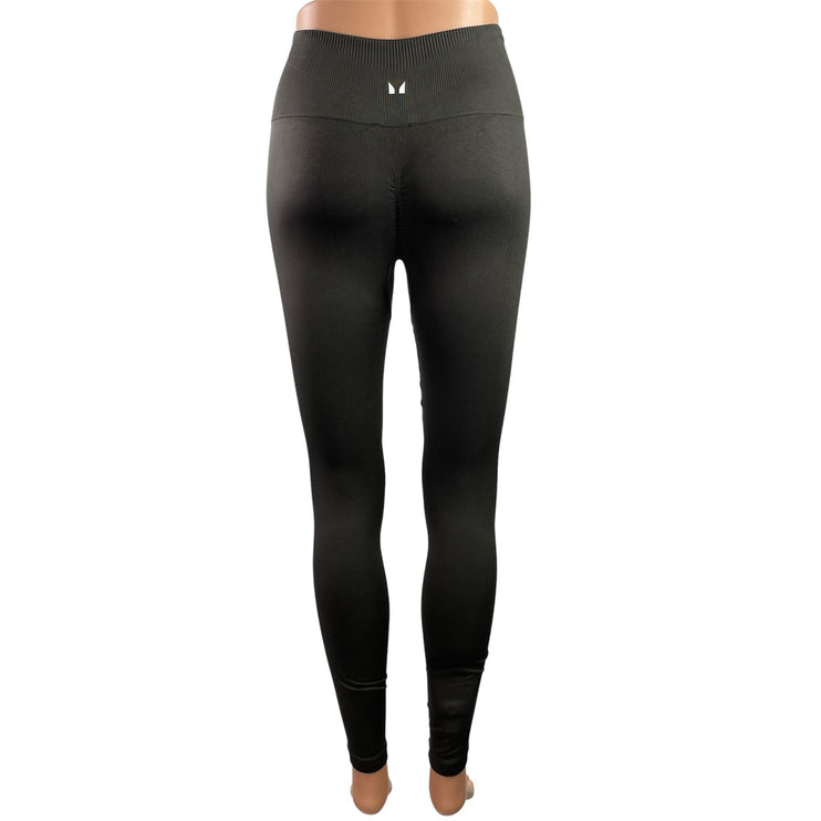 MP Tempo Womens Olive Green Mid Rise Skinny Activewear Workout Leggings Pants S