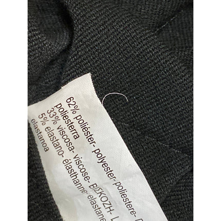 Zara Women's Black Drawstring High Rise Wide Leg Baggy Trousers Pants Size XS