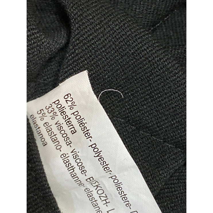 Zara Women's Black Drawstring High Rise Wide Leg Baggy Trousers Pants Size XS