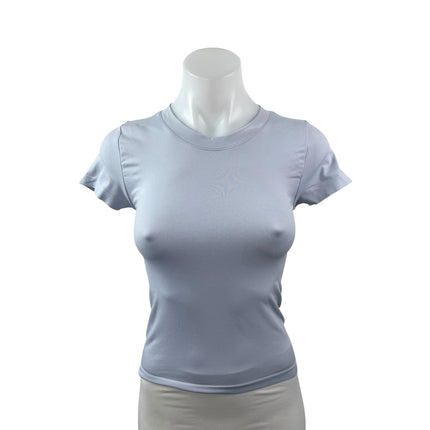 Aritzia Sunday Best Sinch Seamless Women's Short Sleeve Crop Tee T-shirt Top S