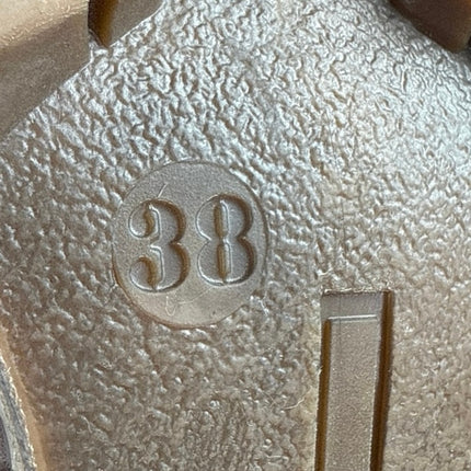 Manas Women's Brown Suede Sherpa Fold Over Buckle Strap Zip Snow Boots 38 US 7.5