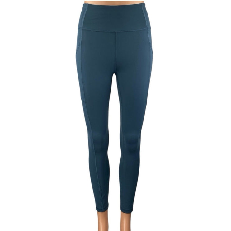 Lululemon Women's Blue High Rise Yoga Workout Athletic Leggings Pants Size 4