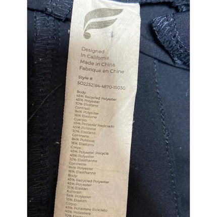 Fabletics Men's Navy Blue Mid Rise Chino Khaki Casual Golf Bermuda Shorts Size M