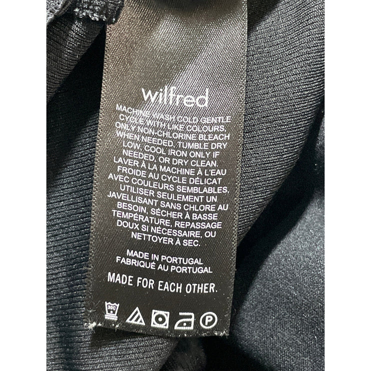 Aritzia Wilfred Women's Black Mid Rise Bootcut Flare Trousers Leggings Pants XS