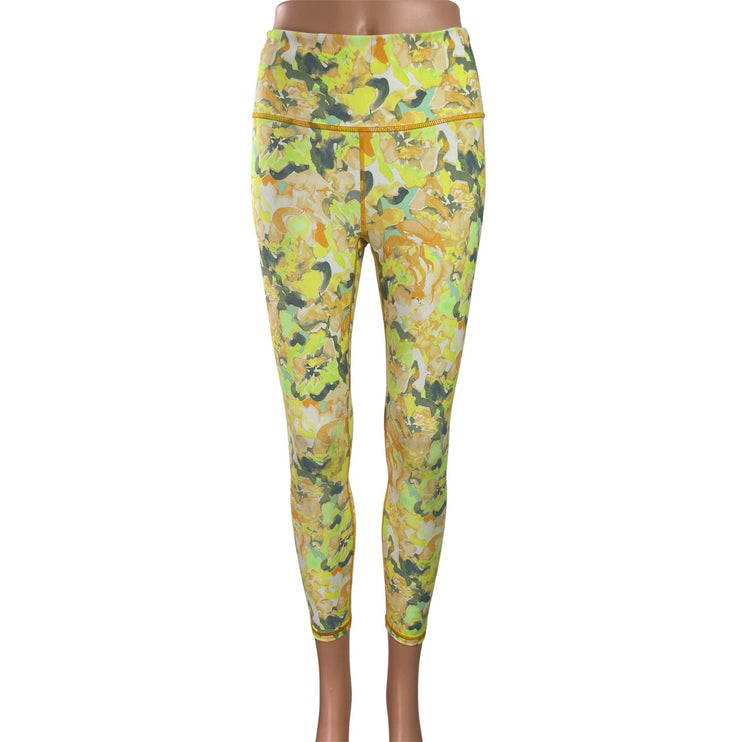 Powerhold by Fabletics Yellow Yoga Workout Gym Athletic Leggings Pants Size S