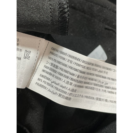 Abercrombie & Fitch Faux Vegan Leather High Rise Straight Trousers Dress Pants 4