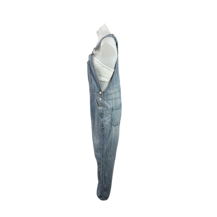 Gap Women's Blue Medium Wash Utility Y2k Straight Denim Jean Overalls Size M