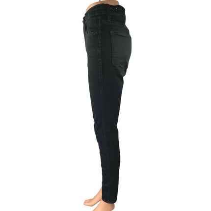 Madewell 10" High Rise Skinny Women's Black Cotton Casual Denim Jeans Size 28