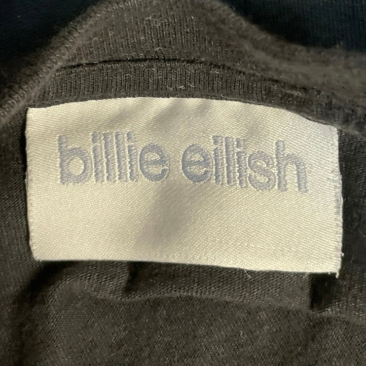 Billie Eilish Happier Than Ever Black Tour Concert Music Crewneck Sweatshirt S