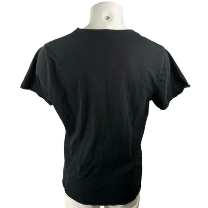Pull & Bear Men's Black Crewneck Short Sleeve Basic Casual Tee T-shirt Top Sz XL