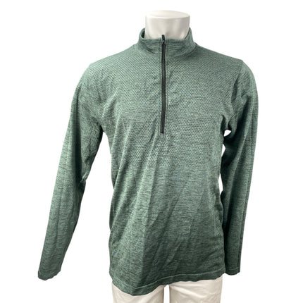 Lululemon Metal Vent Tech Green High Neck Long Sleeve Sweatshirt Sweater Top M