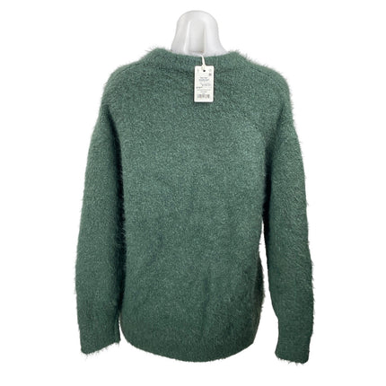 NEW Marine Layer Women's Green Wool Long Sleeve Mock Neck Sweater Top Size S