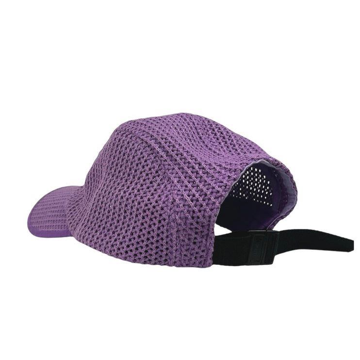 Supreme Purple Mesh String Camp Adjustable Strap Cap Hat One Size