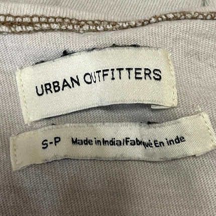 Urban Outfitters Women's Beige Stitch Sleeveless Cami Cropped Tank Top Size S