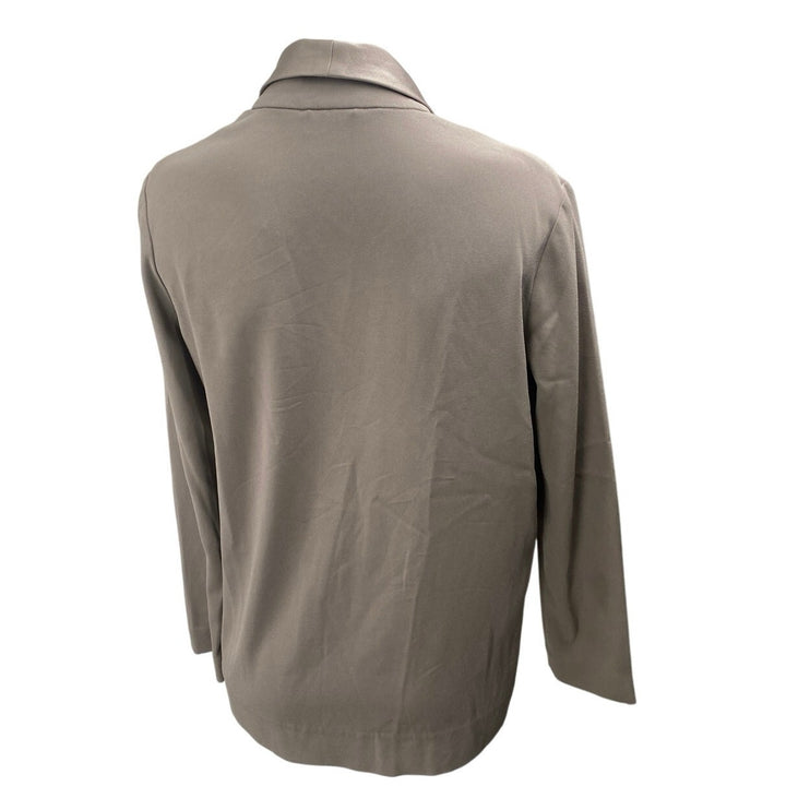 Aritzia Babaton Women's Tan One Button Collar Long Sleeve Blazer Coat Jacket XS