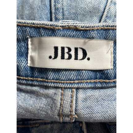 Just Black Denim Distressed Ripped Frayed Hem Straight Mom Denim Jeans Pants 24