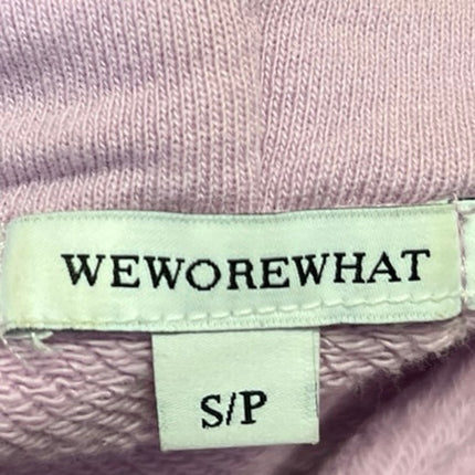 WeWoreWhat Women's Pink Purple Hooded Hoodie Long Sleeve Pullover Sweater Top S