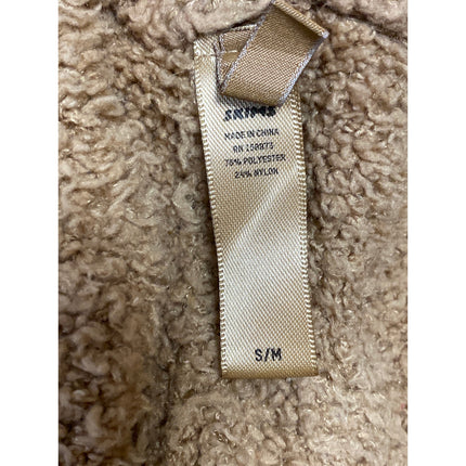 Skims Cozy Knit Women's Brown High Rise Teddy Fleece Lounge Trousers Pants S/M